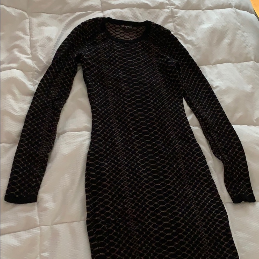 EXPRESS Holiday Body con dress